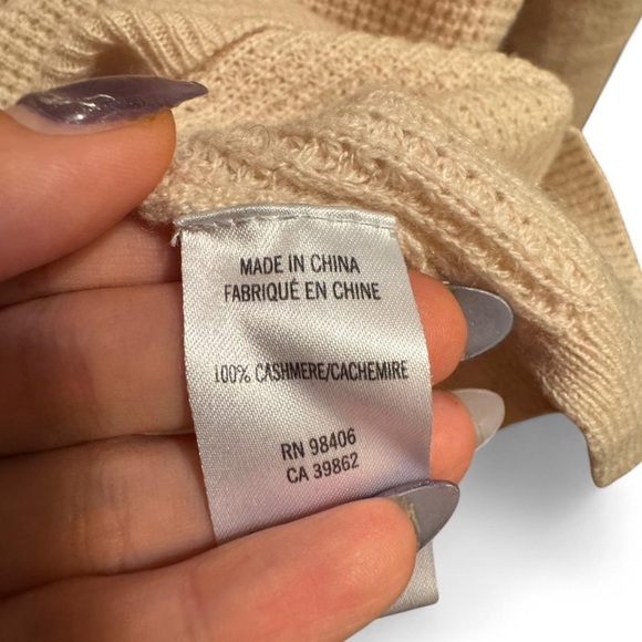 Theory light Pink Crew Neck Cashmere Sweater Medium - Picture 5 of 6